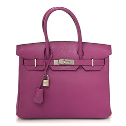 Hermes Chevre Mysore Birkin 30 Cyclamen