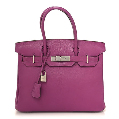 Hermes Chevre Mysore Birkin 30 Cyclamen