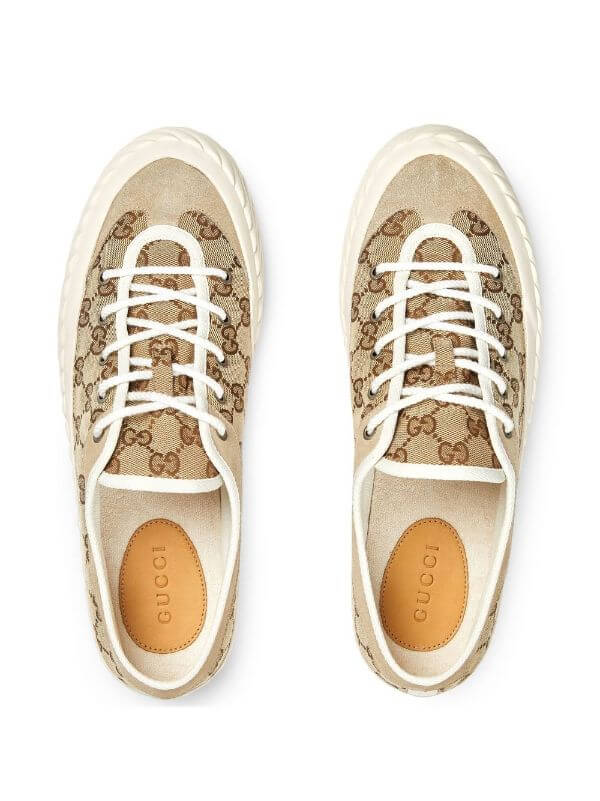Gucci Gucci GG monogram low-top sneakers - Size: UK 4 Sneakers | Shop From The Mirage