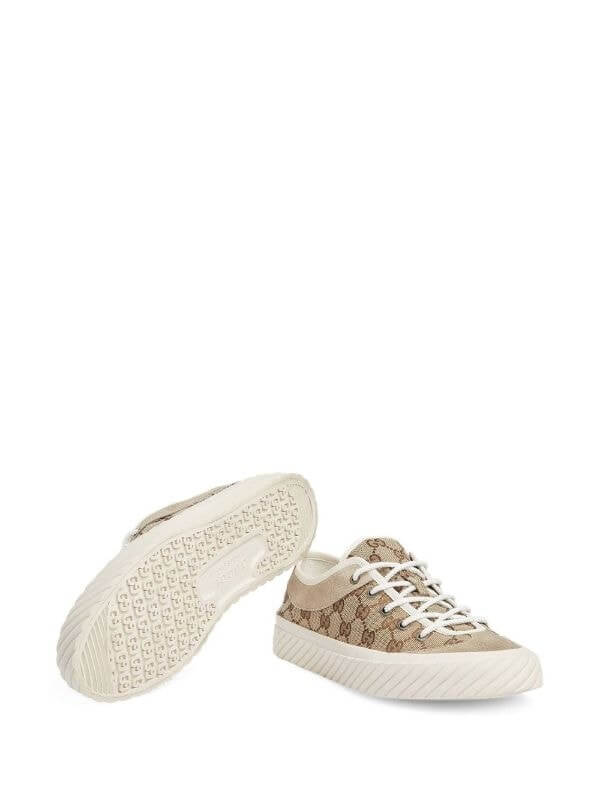 Gucci Gucci GG monogram low-top sneakers - Size: UK 4 Sneakers | Shop From The Mirage