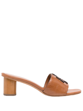 Tory Burch Block Heel Sandals – Tan Brown
