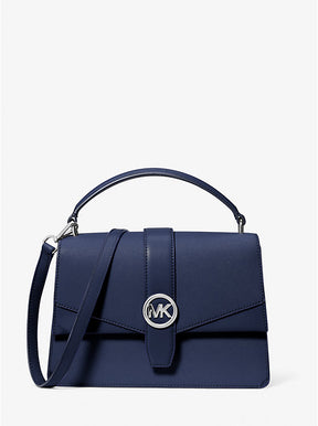 Greenwich Medium Saffiano Leather Satchel