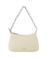 Cream Leather T-Bar Mini Handbag