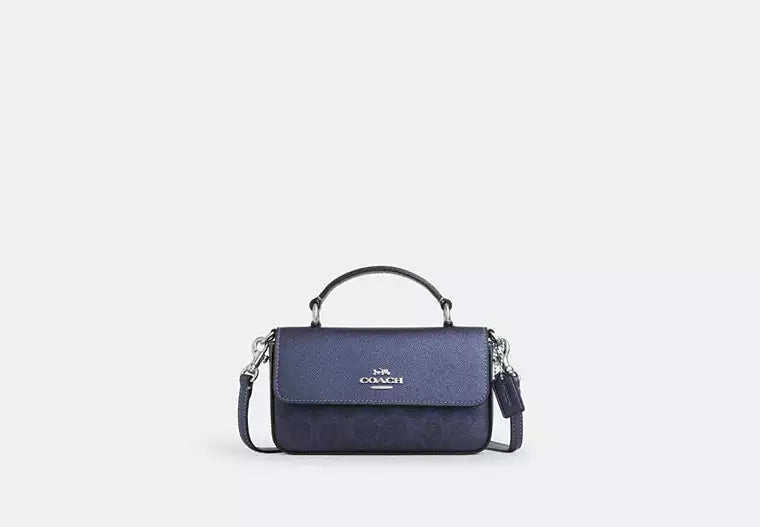 Mini Josie Top Handle Bag In Signature Canvas