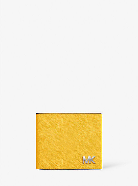 Cooper Saffiano Leather Billfold Wallet With Passcase