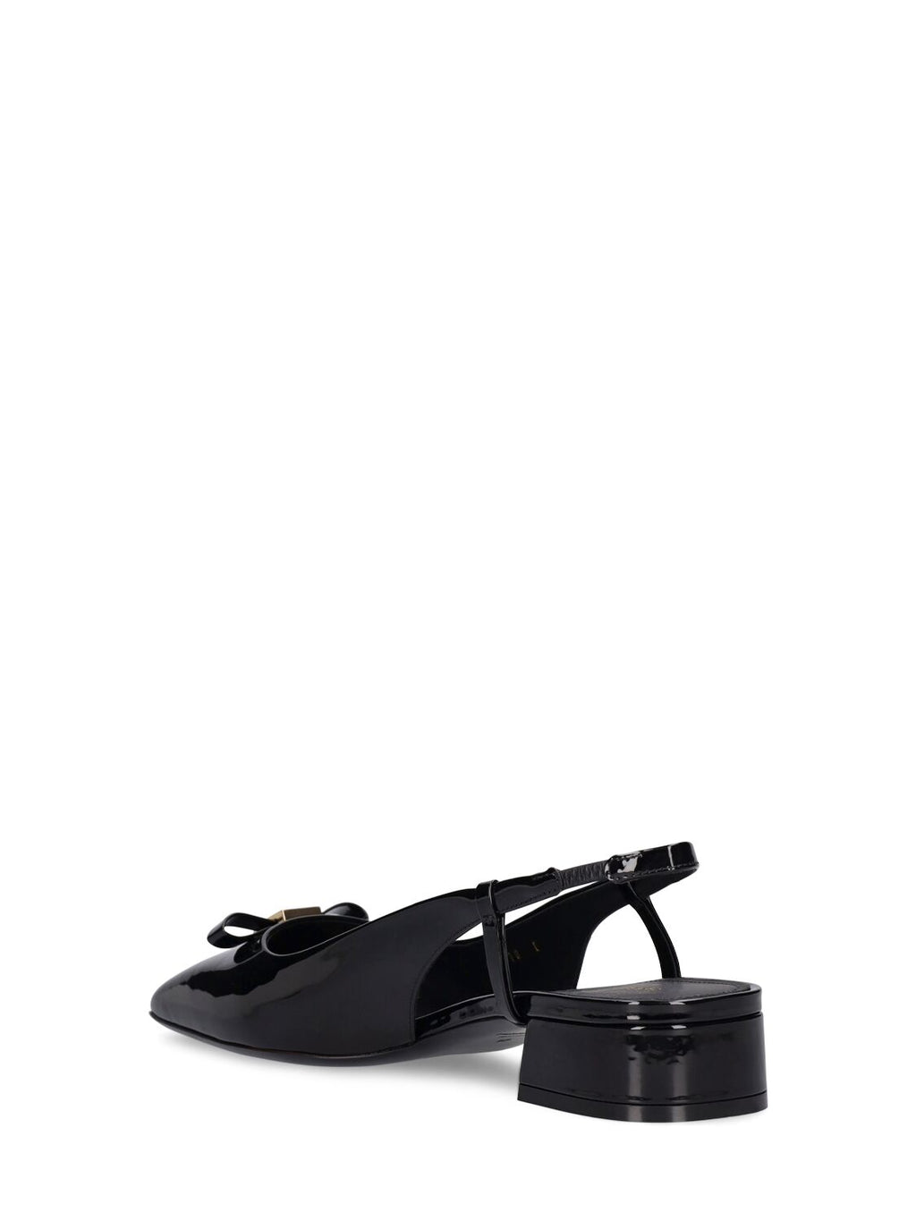 Ferragamo Ferragamo Marlina patent leather slingback pumps - Size: UK 3 Sandals | Shop From The Mirage