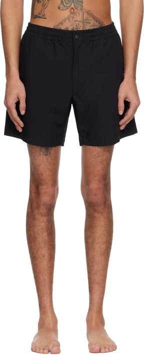 Polo Ralph Lauren Black 6-Inch Polo Prepster Swim Shorts