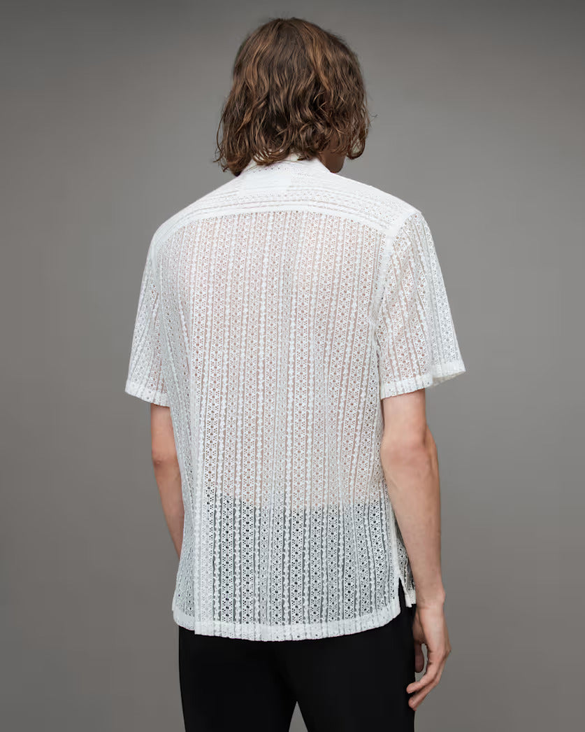 Cala Floral Lace Sheer Relaxed Shirt