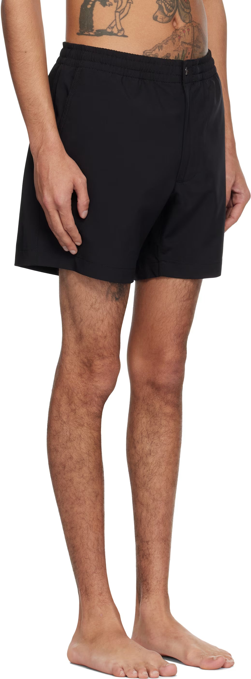 Polo Ralph Lauren Black 6-Inch Polo Prepster Swim Shorts