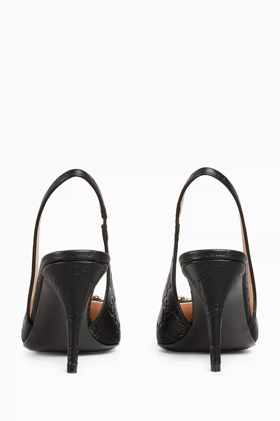 Horsebit 85 Slingback Pumps in Leather