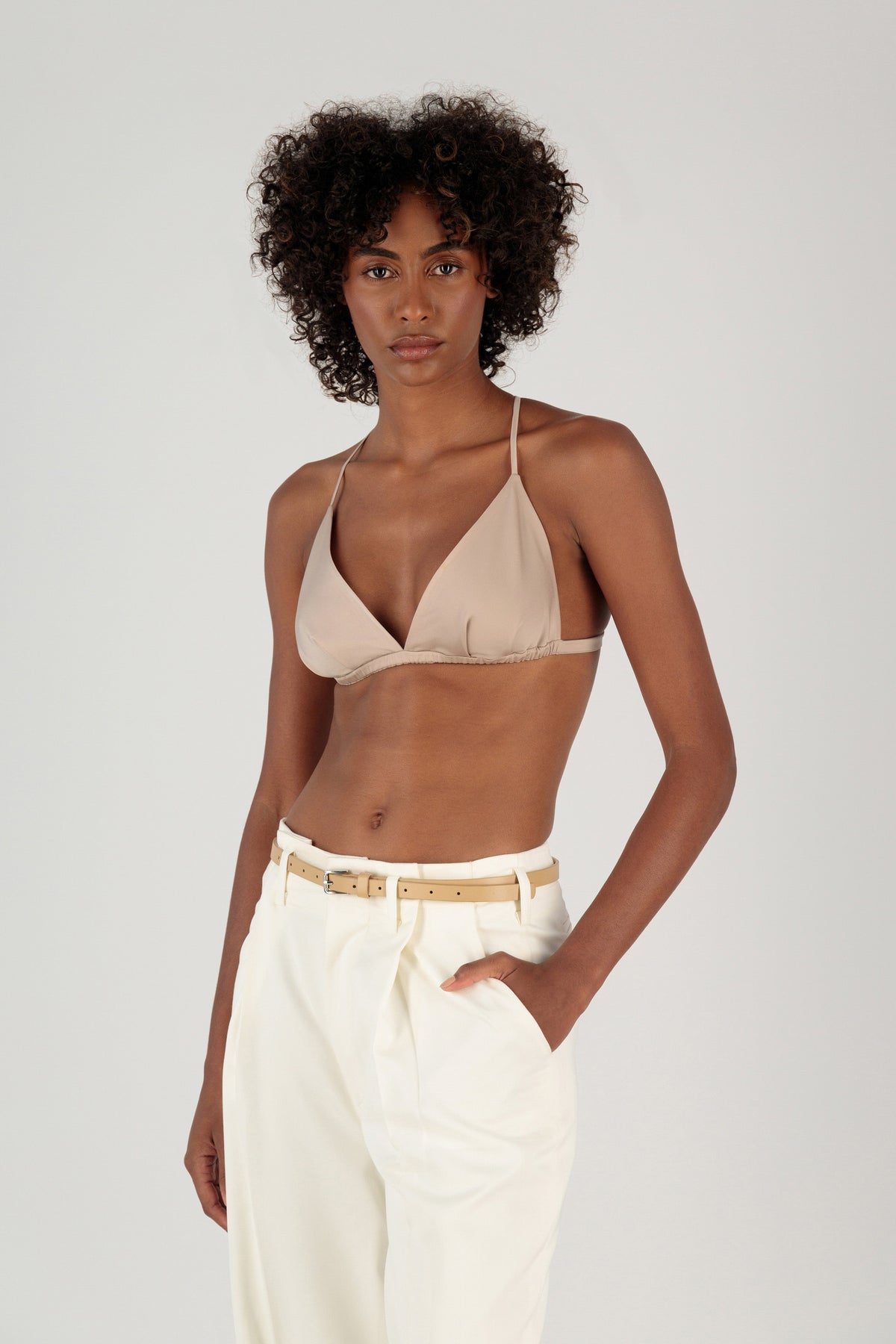 SATIN V BRALETTE