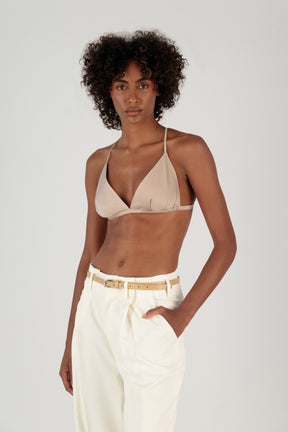 SATIN V BRALETTE
