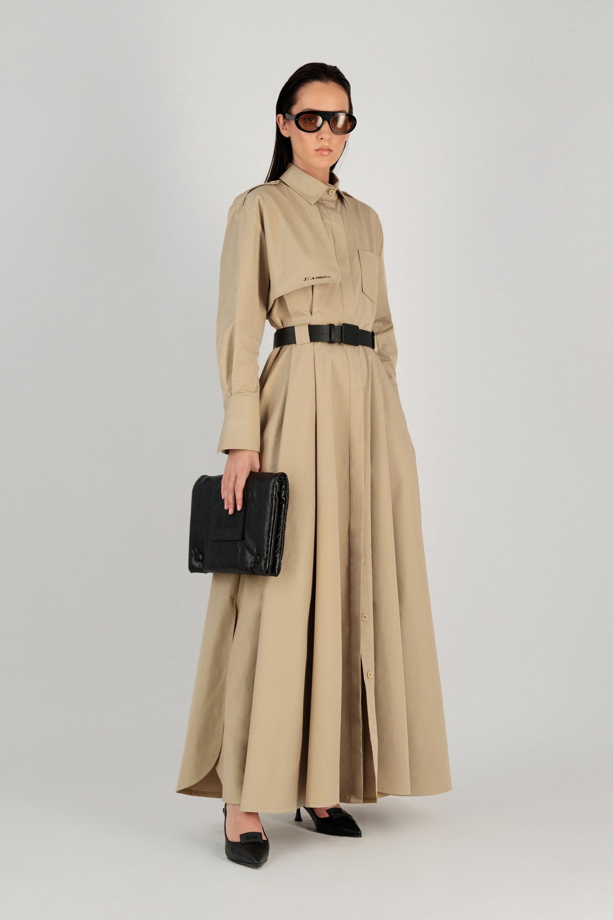 [PRE-ORDER] TRENCH MAXI DRESS