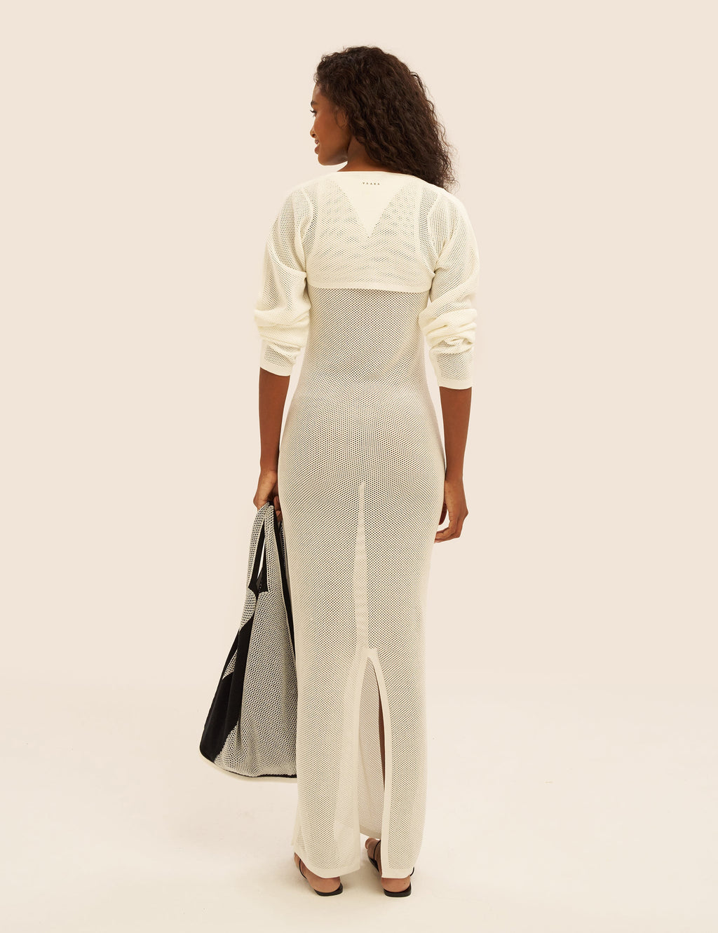 Knitted Mesh Cover Up