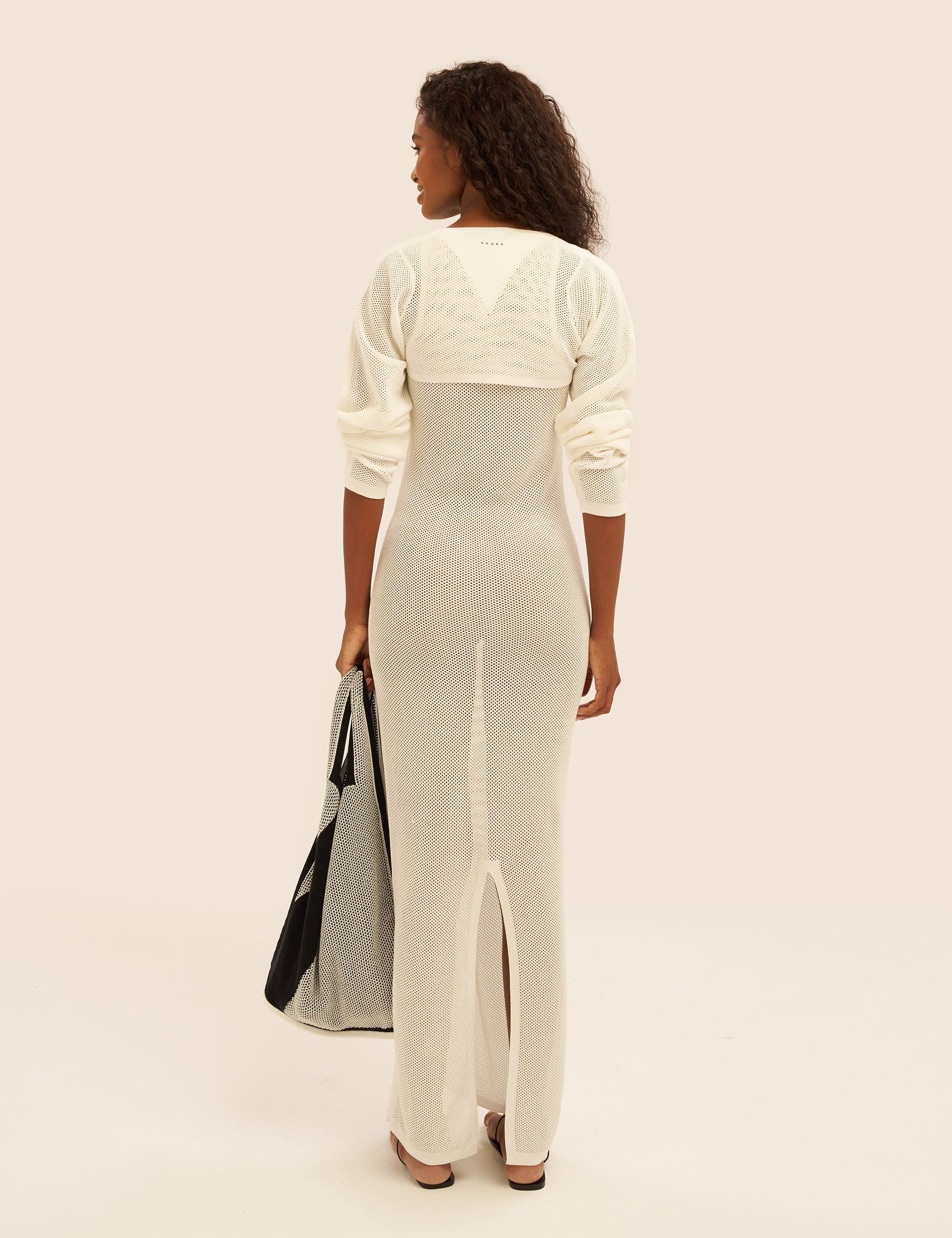 Knitted Mesh Cover Up