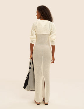 Knitted Mesh Cover Up