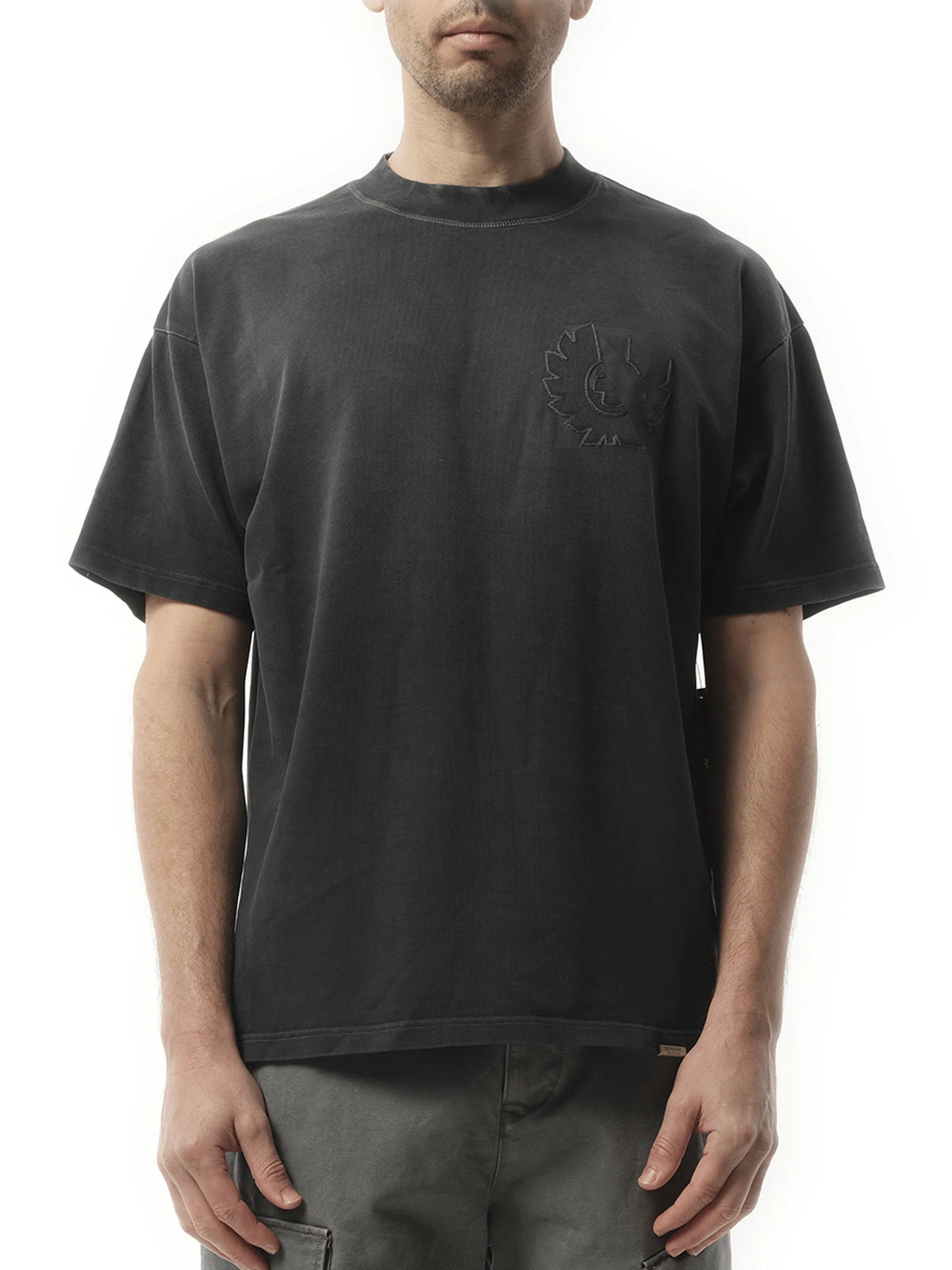 Represent X Belstaff Outline Pheonix T-Shirt in Shadow