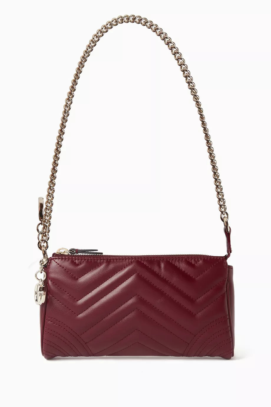 Mini GG Shoulder Bag in Quilted Leather