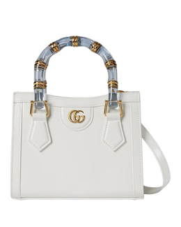 Gucci Diana Polished Leather Tote Bag