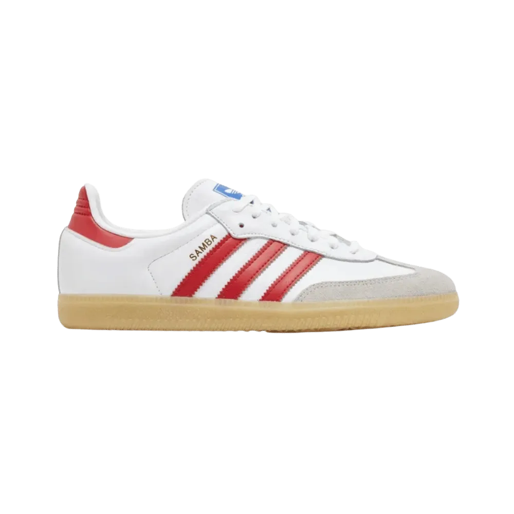 Samba OG J 'White Collegiate Red Gum'