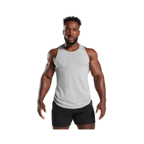 Gymshark Critical Tank Slim Fit Light Grey Marl