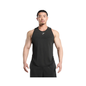 Gymshark Shadow Seamless Stringer Slim Fit Black