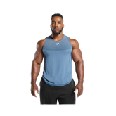 Gymshark Shadow Seamless Stringer Slim Fit Faded Blue