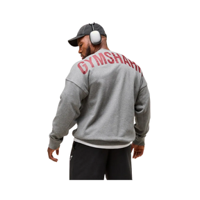 Gymshark Power Crew Oversized Fit Charcoal Core Marl