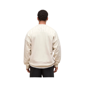 Gymshark Power Crew Oversized Fit Oat White