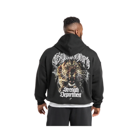 Gymshark Strength Department Animal Oversized Hoodie Black