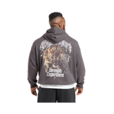 Gymshark Strength Department Animal Oversized Hoodie Greyed Purple