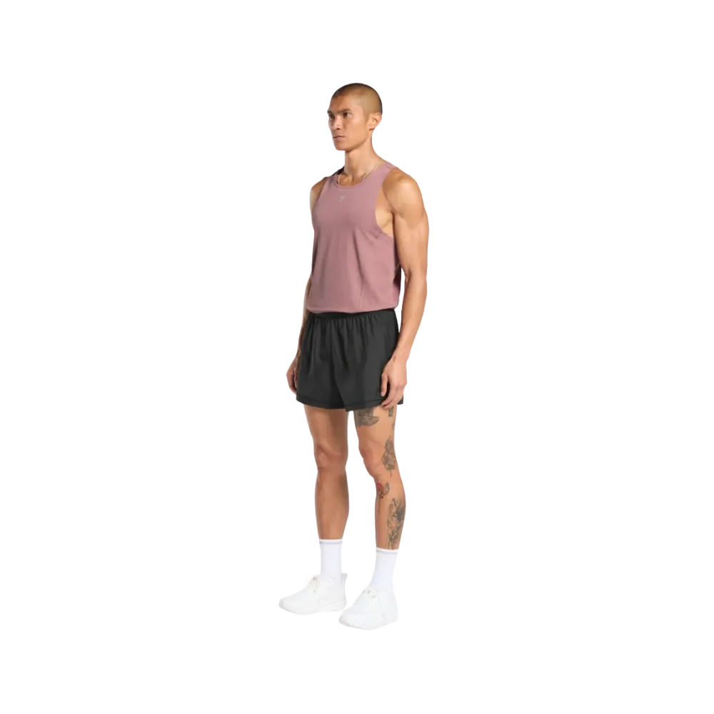 Gymshark Running Tank Slim Fit Brick Brown