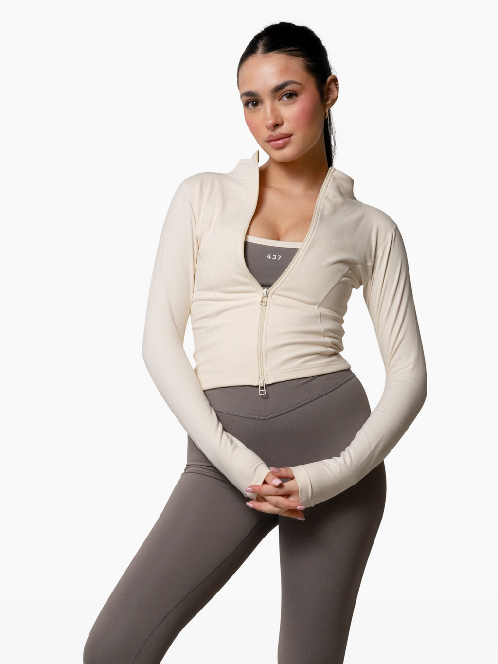 The Curve Jacket / Cream