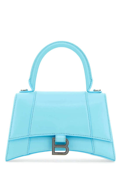Balenciaga Light Blue Hourglass Small Satchel Bag - Size: One Size Bags | Shop From The Mirage