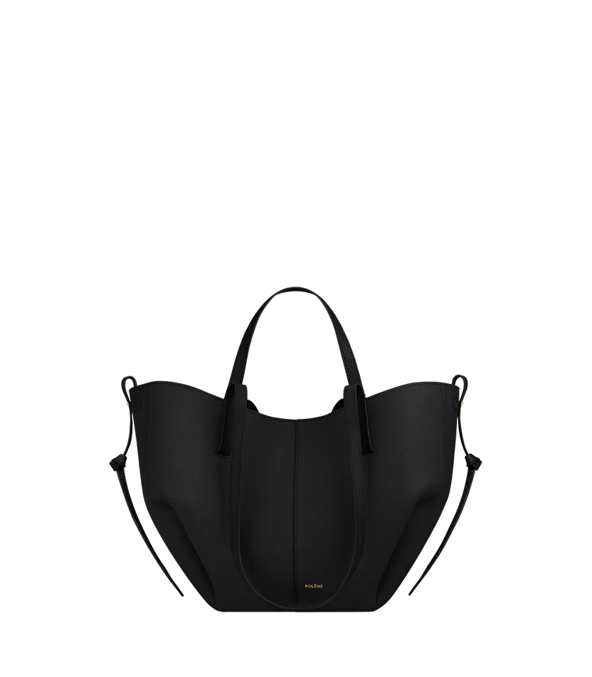 Polene Cyme Mini Edition Textured Black - Size: One Size Bags | Shop From The Mirage