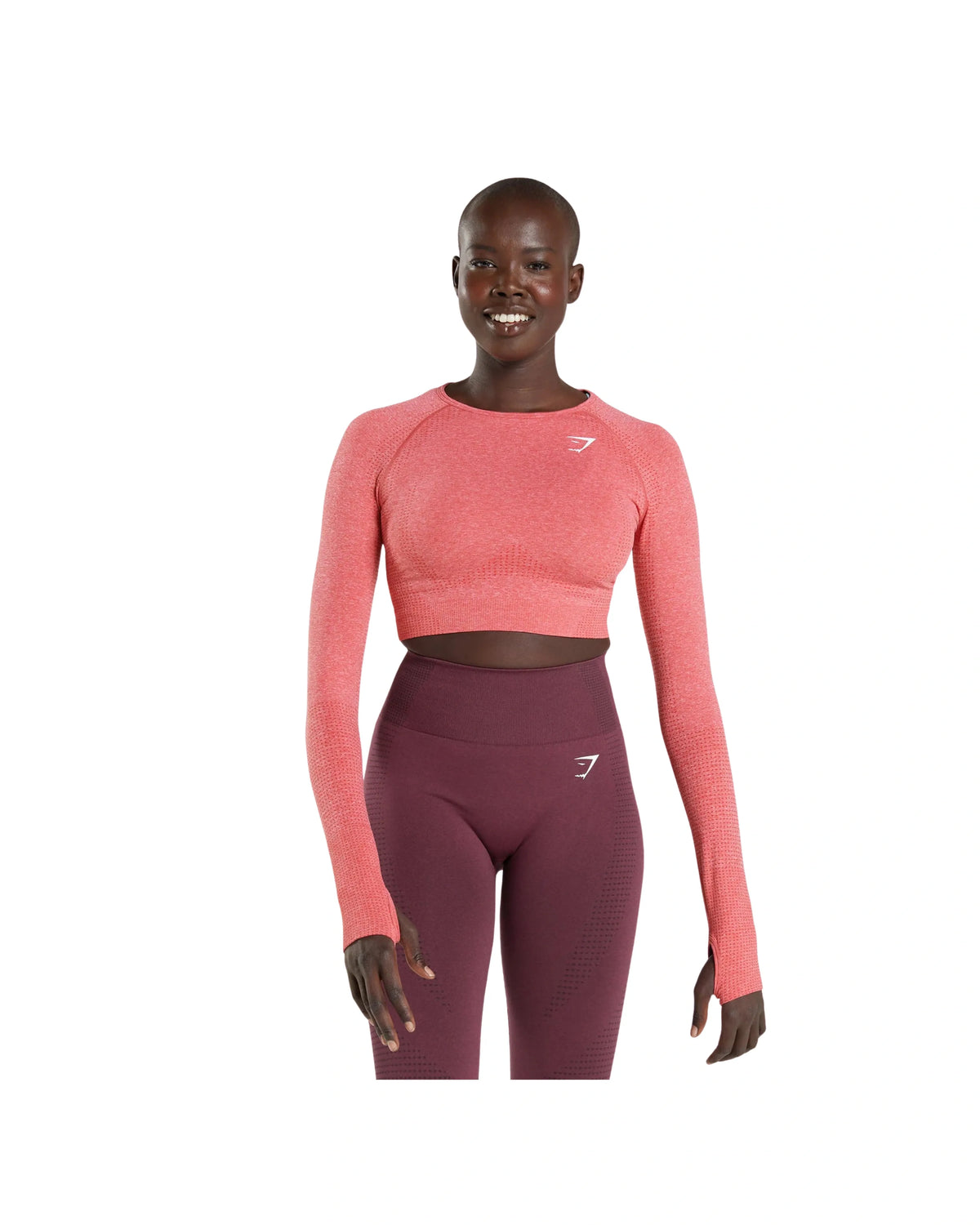 Gymshark Vital Crop Top Chilli Red Marl
