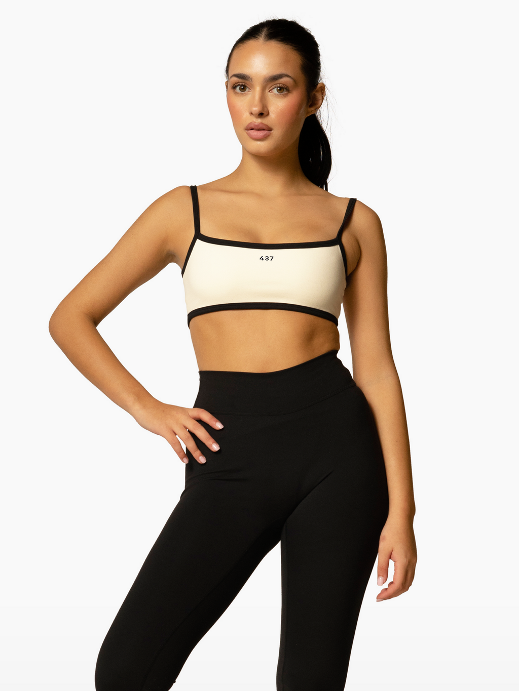 The Micro Bra / Cream-Black