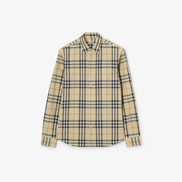 Burberry Slm Fit Check Cotton Shirt