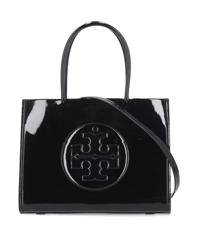 Ella Bio Patent Small Shopping Bag