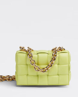 BOTTEGA VENETA Chain Cassette Padded Shoulder Bag