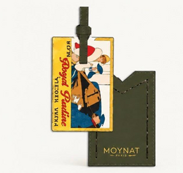 Moyant Paris canvas luggage tag