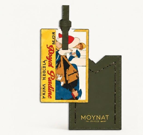 Moyant Paris canvas luggage tag