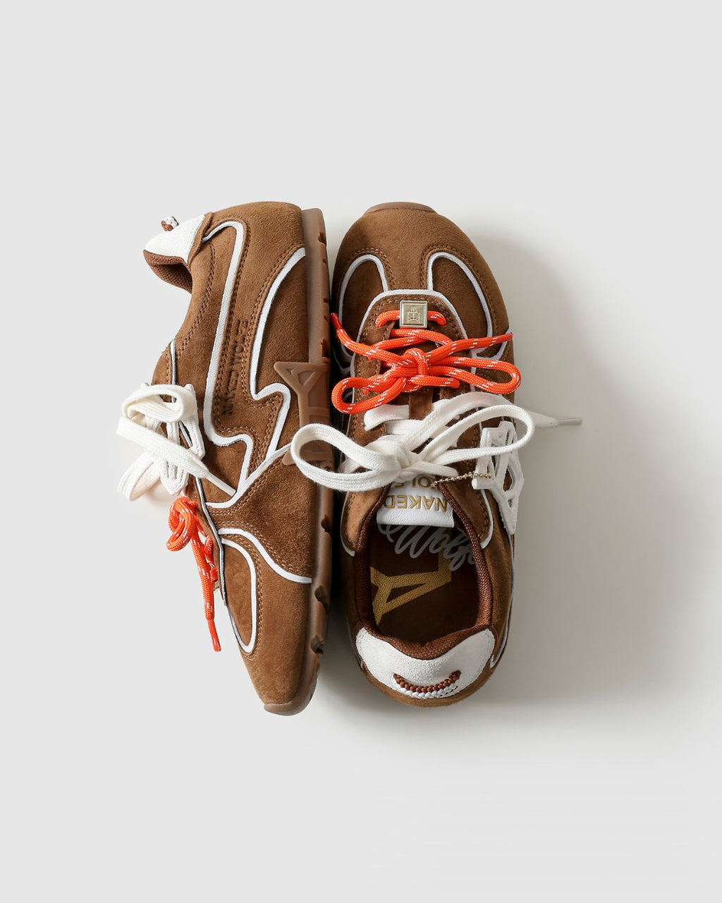 Adored Tan/White Suede