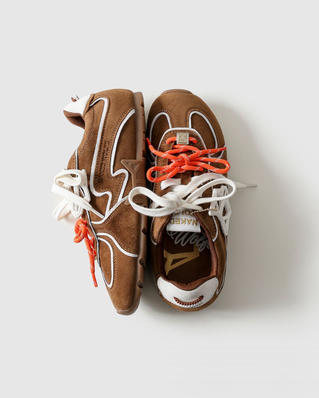 Adored Tan/White Suede