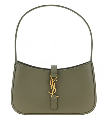 Saint Laurent Grey Le 5 A 7 Mini Shoulder Bag