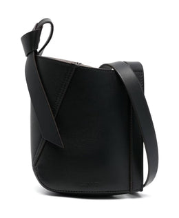 Black Leather Crossbody Bag