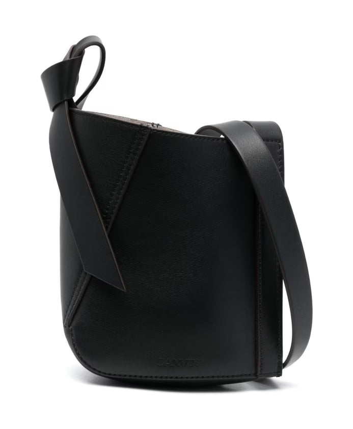 Black Leather Crossbody Bag