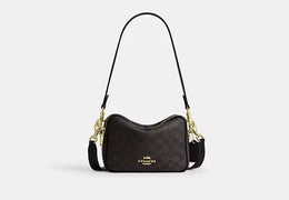 Mini Carey Crossbody Bag In Signature Canvas
