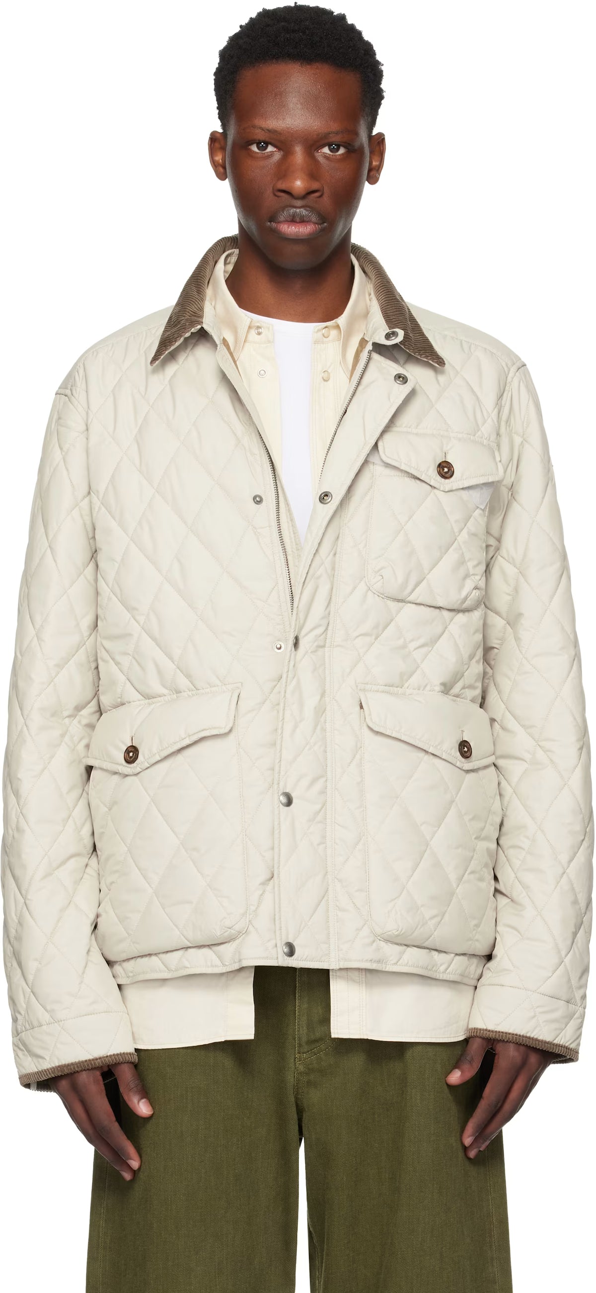 Polo Ralph Lauren Gray 'The Beaton' Quilted Jacket