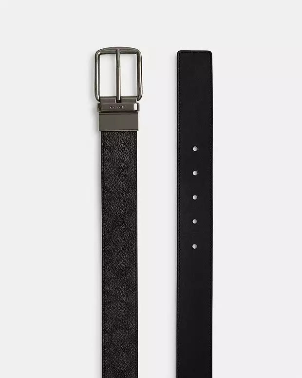 Harness Buckle Cut To Size Reversible Belt, 38 Mm